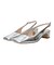 【INTER-CHAUSSURES】スクエアトウバックバンドパンプス