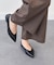 【INTER-CHAUSSURES】ポインテッドトウサケットバレエシューズ