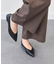 【INTER-CHAUSSURES】ポインテッドトウサケットバレエシューズ