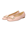 【INTER-CHAUSSURES】スクエアトウバックルサケットバレエ