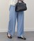 【INTER-CHAUSSURES】スクエアトウバックルサケットバレエ