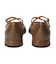 【INTER-CHAUSSURES】スクエアトウクロスストラップパンプス