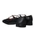 【INTER-CHAUSSURES】スクエアトウクロスストラップパンプス