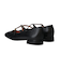 【INTER-CHAUSSURES】スクエアトウクロスストラップパンプス