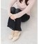 【Bridget Birkin】ツイードスパンコールリボンパンプス
