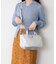 【RIPANI】シャインシルバーレザー2WAYバッグ