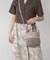 【RIPANI】サマーメッシュ×レザーコンビ・スモール2WAYバッグ