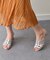 【INTER-CHAUSSURES】ラウンドトウノットミュールサンダル