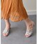 【INTER-CHAUSSURES】ラウンドトウノットミュールサンダル