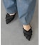 【INTER-CHAUSSURES】ポインテッドトウローヒールバックバンド
