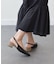 【INTER-CHAUSSURES】ポインテッドトウVカットバックバンド