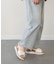 【INTER-CHAUSSURES】バックルウエッジバックバンドサンダル