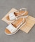 【INTER-CHAUSSURES】バックルウエッジバックバンドサンダル