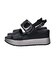 【INTER-CHAUSSURES】バックルウエッジサンダル