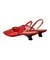 【FABIO RUSCONI】スクエアトウネットバックバンドパンプス