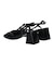 【INTER-CHAUSSURES】スクエアトウチャンキーヒールバックバンド