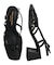 【INTER-CHAUSSURES】スクエアトウチャンキーヒールバックバンド