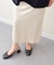 【INTER-CHAUSSURES】スクエアトウチャンキーヒールバックバンド