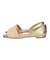 【INTER-CHAUSSURES】異素材コンビオープントウパンプス