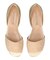 【INTER-CHAUSSURES】異素材コンビオープントウパンプス
