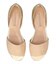【INTER-CHAUSSURES】異素材コンビオープントウパンプス