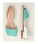 【INTER-CHAUSSURES】異素材コンビオープントウパンプス