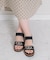 【Bridget Birkin】キラキラチェーンアクセントサンダル