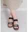 【Bridget Birkin】キラキラチェーンアクセントサンダル