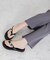 【Bridget Birkin】キルティングリボントングサンダル