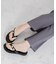 【Bridget Birkin】キルティングリボントングサンダル