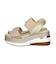 【Bridget Birkin】ビジューグリッタープラットフォームサンダル