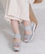 【Bridget Birkin】ビジューグリッタープラットフォームサンダル