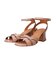 【DUCCIO DEL DUCA】ラウンドトウアンクルストラップサンダル