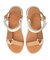 【Oh my Sandals】カラーコンビ厚底ベルクロサンダル