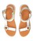 【Oh my Sandals】カラーコンビ厚底ベルクロサンダル