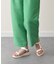 【Oh my Sandals】カラーコンビ厚底ベルクロサンダル