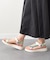 【Oh my Sandals】カラーコンビ厚底ベルクロサンダル