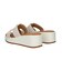 【Bridget Birkin】サイドカットビジューウェッジミュールサンダル