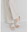【Bridget Birkin】サイドカットビジューウェッジミュールサンダル