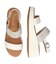 【Bridget Birkin】キラキラバンドウェッジサンダル