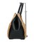 【CHRISTIAN VILLA】ラフィア＆ブラックレザー・ウーブンコンビトート