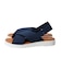 【ITALIAN SHOEMAKERS】厚底エラスティッククロスサンダル