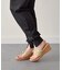 【ITALIAN SHOEMAKERS】ミックスメッシュ厚底トングサンダル