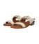 【Oh my Sandals】ローヒールバックバンドビットサンダル