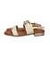 【Oh my Sandals】ローヒールバックバンドビットサンダル