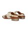 【Oh my Sandals】ローヒールバックバンドビットサンダル