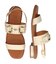 【Oh my Sandals】ローヒールバックバンドビットサンダル