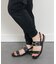 【Oh my Sandals】ローヒールバックバンドビットサンダル