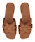 【Oh my Sandals】フラットレザーミュールサンダル