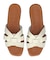 【Oh my Sandals】フラットレザーミュールサンダル